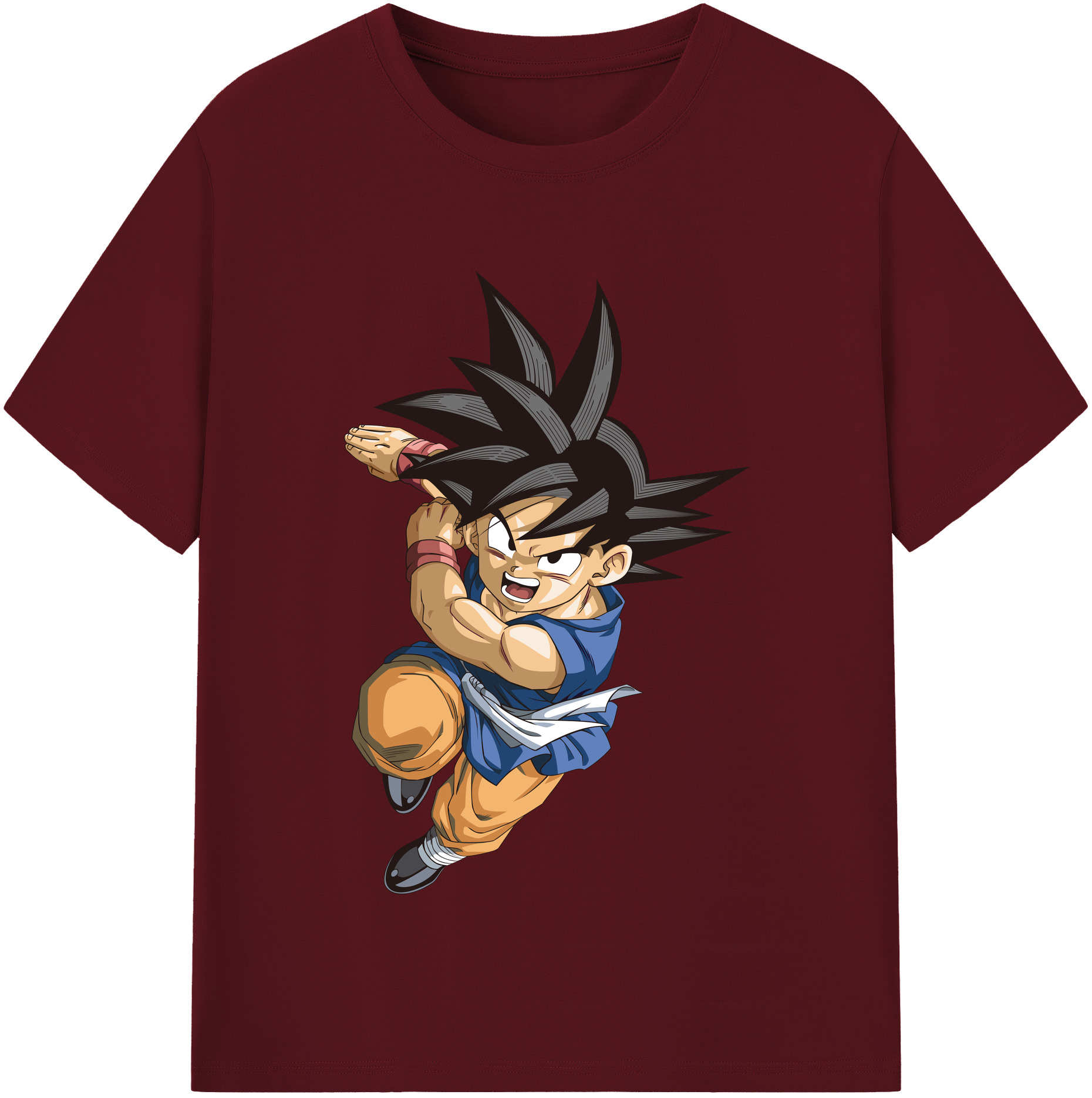 （画像用） ドラゴンボール 孫悟空（そん ごくう）Son Goku カカロット DRAGON BALL Kakarotto 綿100％半袖Tシャツ（フロントプリント）